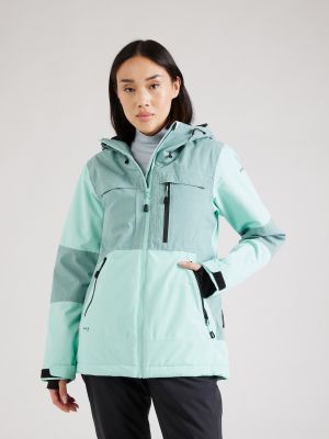 Skijaška jakna s melange uzorkom Icepeak zelena