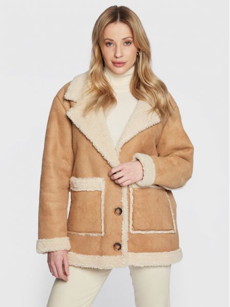 Manteau en coton oversize Cotton On marron