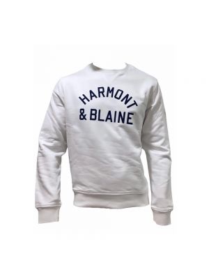 Bluza z kapturem Harmont & Blaine biała