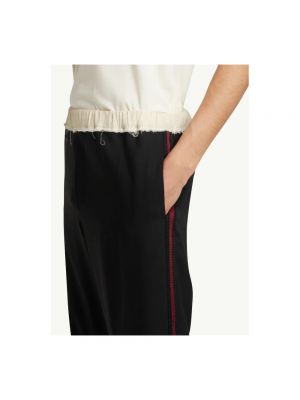 Pantalones chinos de algodón Wales Bonner negro
