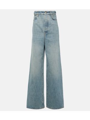 Jeans a vita alta baggy Loewe blu