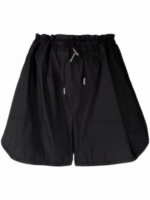 Pantalones cortos de cintura alta Alexander Mcqueen negro