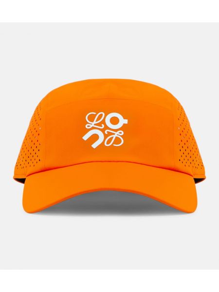 Cappello con visiera Loewe arancione