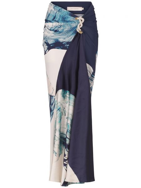 Suknja s printom s apstraktnim uzorkom Silvia Tcherassi