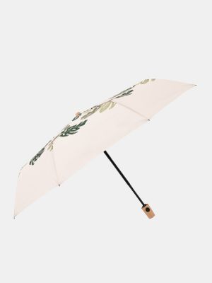 Paraguas con estampado Doppler beige