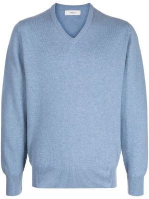 Kašmira džemperis ar v veida izgriezumu Pringle Of Scotland zils
