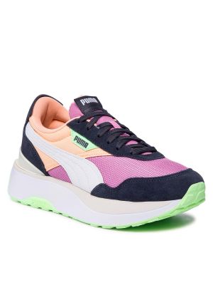 Μεταξωτά sneakers Puma Rider ροζ