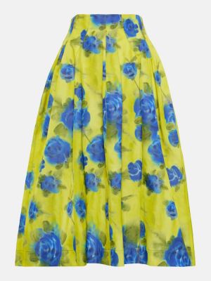 Midi suknja s cvjetnim printom Marni