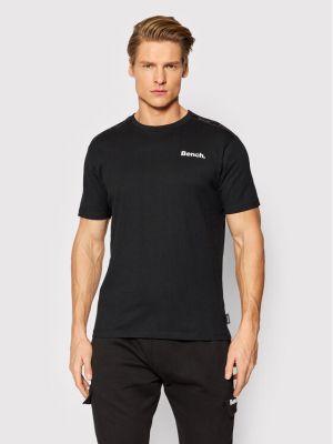 T-Shirt Sholo 118604 Czarny Regular Fit Bench