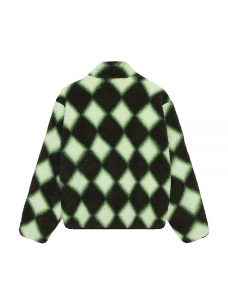 Двусторонняя куртка Stussy зеленая