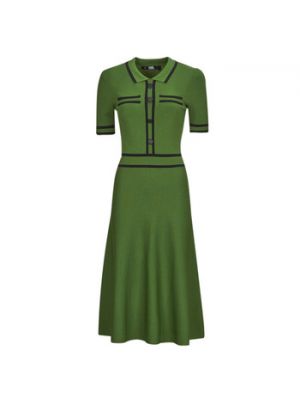 Sukienka długa Karl Lagerfeld zielona