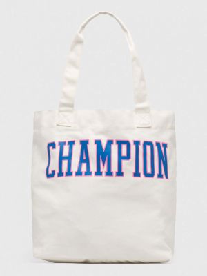 Памучни чанта Champion бяло