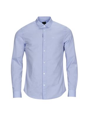 Košile Armani Exchange modrá