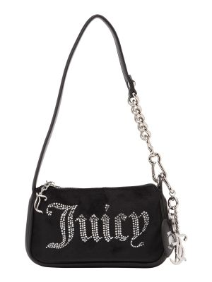 Τσάντα ώμου με διαφανεια Juicy Couture μαύρο
