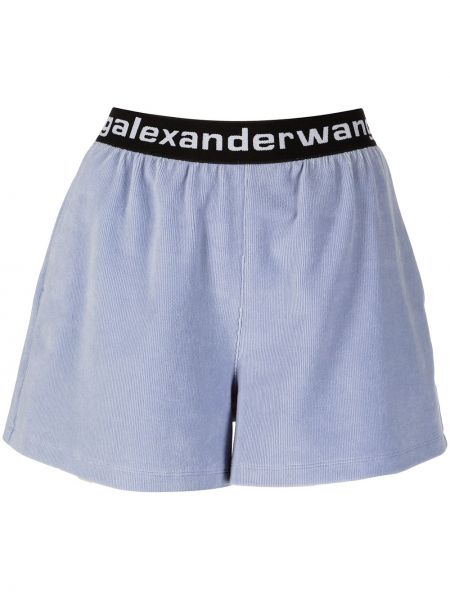 Velur shorts Alexander Wang blå