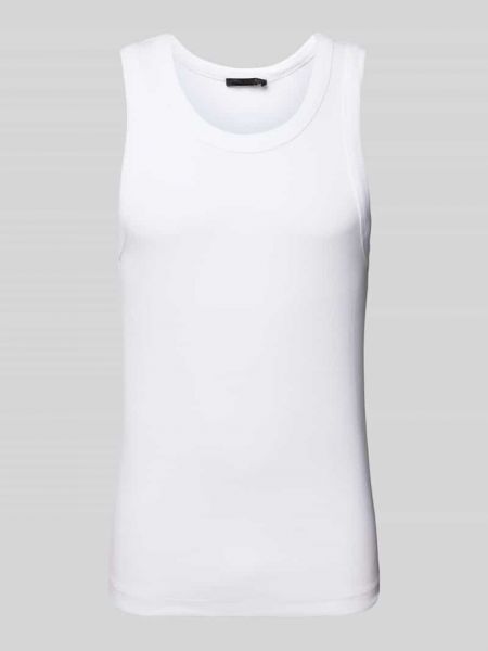 Koszulka w jednolitym kolorze Drykorn biała