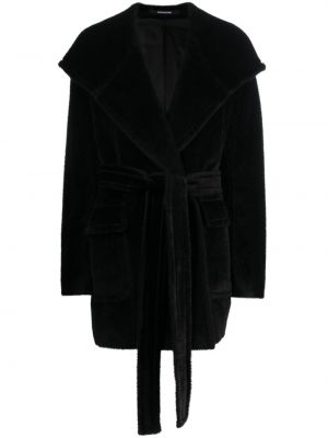 Kapucnis kabát Tagliatore fekete