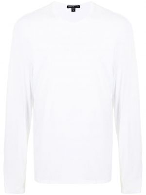 Риза от джърси James Perse бяло