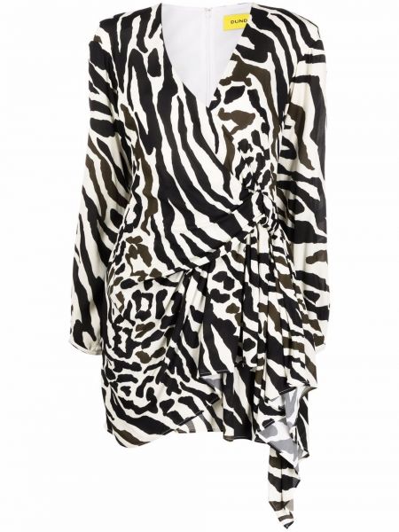 Zebra mintás mini ruha nyomtatás Dundas