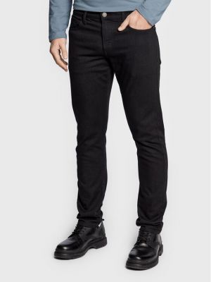Skinny fit džinsai slim fit Calvin Klein juoda