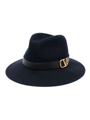 Volneni klobuk Valentino Garavani modra