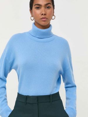 Sweter z kaszmiru Custommade niebieski