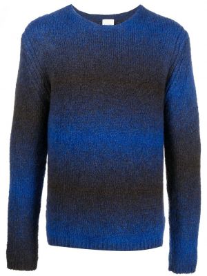 Dzianinowy sweter w paski Paul Smith niebieski