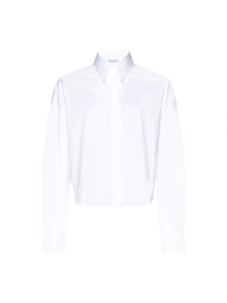 Koszula klasyczna Brunello Cucinelli biała