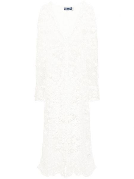Midi haljina Ralph Lauren Collection bijela