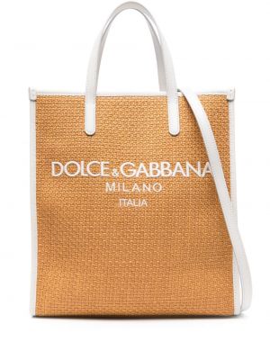 Siuvinėta shopper rankinė Dolce & Gabbana