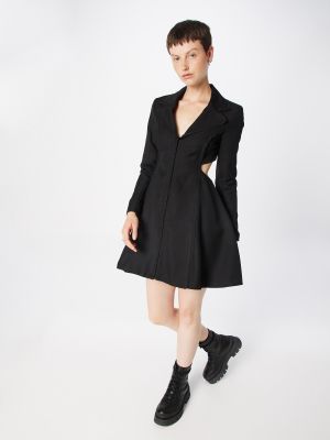 Košeľové šaty Topshop čierna