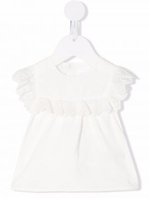 Kort bluse for jenter Chloe Kids hvit