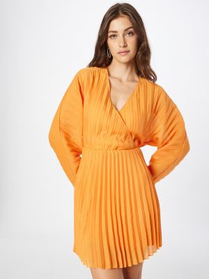 Κοκτέιλ φόρεμα Samsoe Samsoe πορτοκαλί