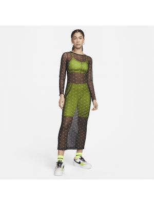 Sukienka z nadrukiem z długim rękawem Nike