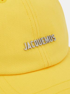 Šiltovka Jacquemus žltá