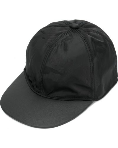 Kamufliažinis raštuotas kepurė su snapeliu Valentino Garavani juoda