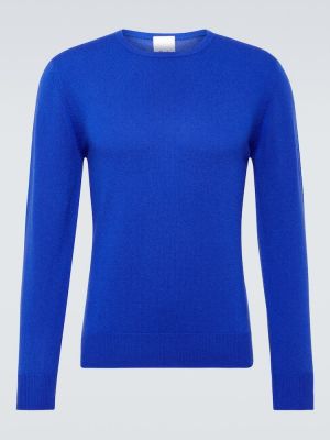 Jersey de cachemir de tela jersey con estampado de cachemira Allude azul