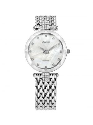 Швейцарские женские часы Facet Strass, 30 мм — циферблат MOP Jowissa белый