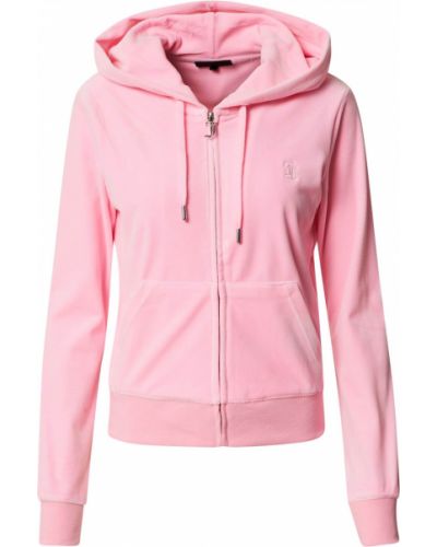 Trening de catifea cu fermoar cu glugă Juicy Couture Black Label