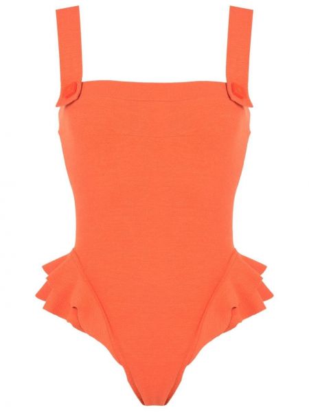 Vientisas maudymosi kostiumėlis Clube Bossa oranžinė