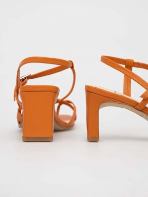 Sandale din piele Vagabond portocaliu