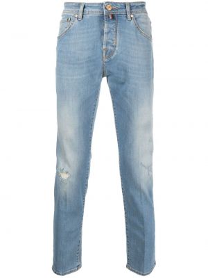 Smal skinny fit-jeans Jacob Cohën blå