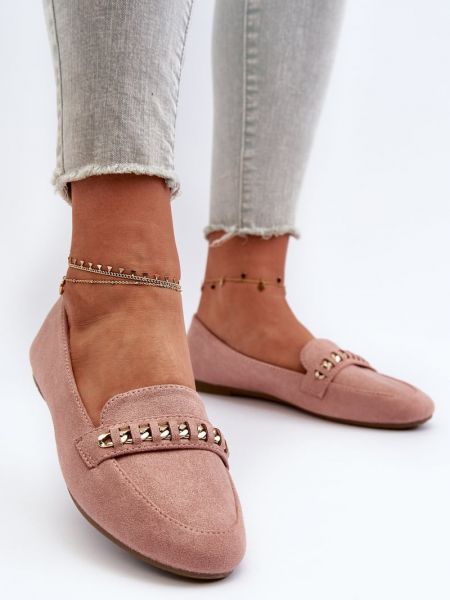 Pantofi loafer Kesi roz