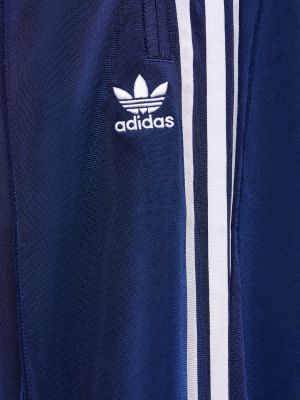 Pantaloni cu croială lejeră Adidas Originals albastru