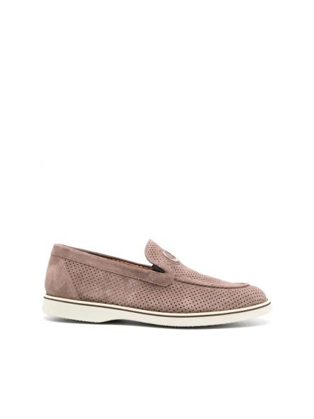 Loafers Casadei beżowe