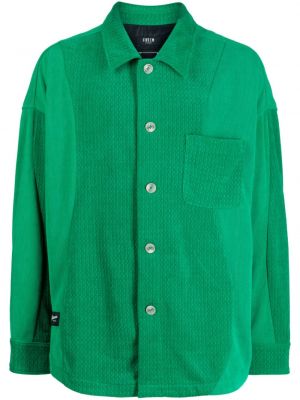 Manšestrová košile Five Cm zelená