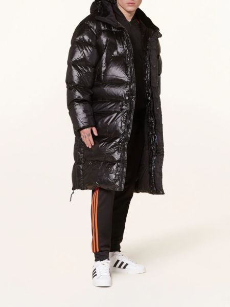 Пуховое пальто Adidas черное