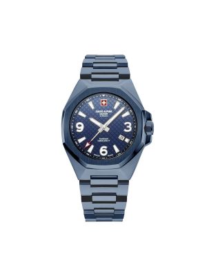 Синій годинник Swiss Alpine Military