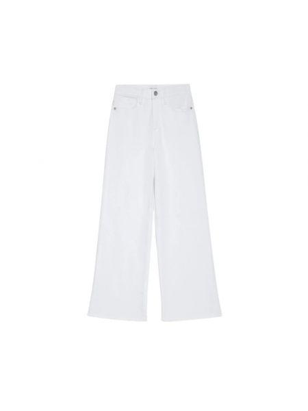 Spodnie relaxed fit Frame białe