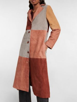 Semišový kabát Rixo